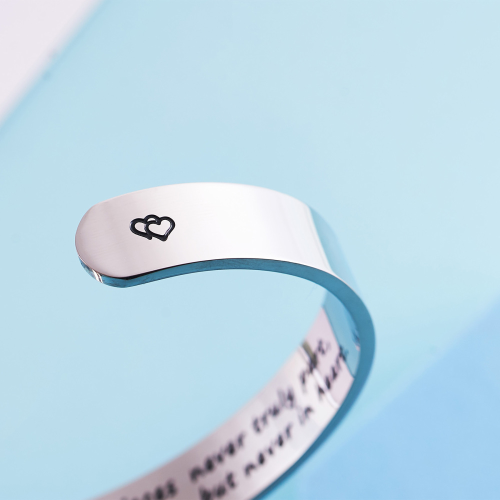 LParkin Grandma Granddaughter Bracelet Gifts from Granddaughter Grandmothers and Granddaughters Never Truly Part Maybe in Distance But Never in Heart
