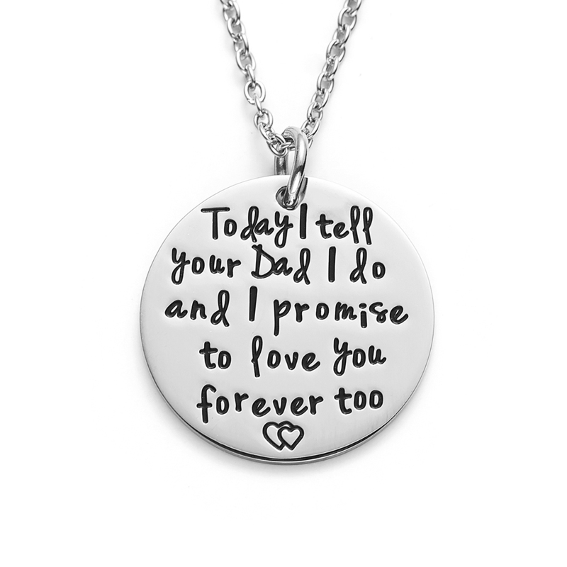 LParkin Stepdaughter Necklace Stepdaughter Wedding Gift from Stepmom Bridal Gift for Daughter