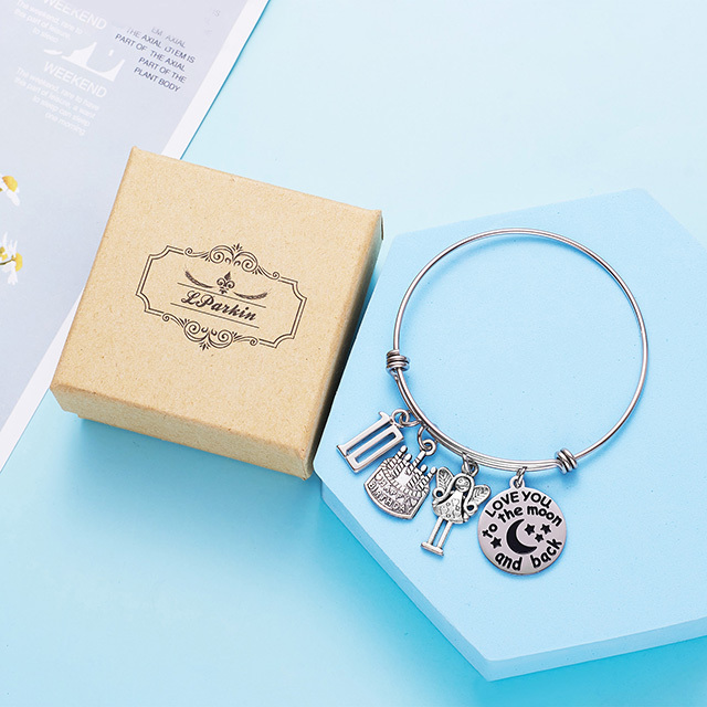 LParkin 10th Birthday Gifts for Girls Gifts for Her 10 Year Old Girl Gifts Stainless Steel Expandable Bangle