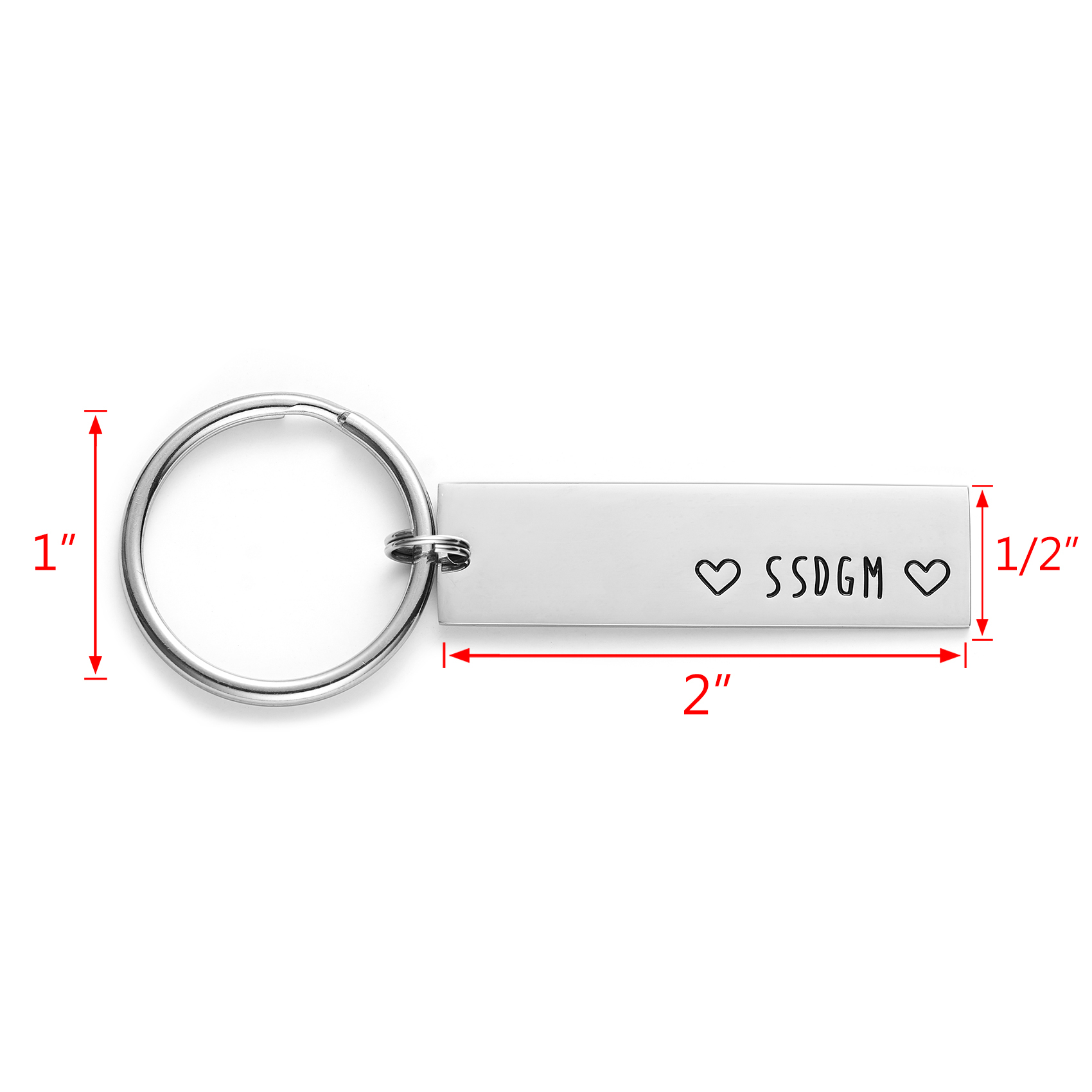 LParkin Stay Sexy Don't Get Murdered Keychain Feminist Gift SSDGM True Crime Gift for Her My Favorite Murder Gift