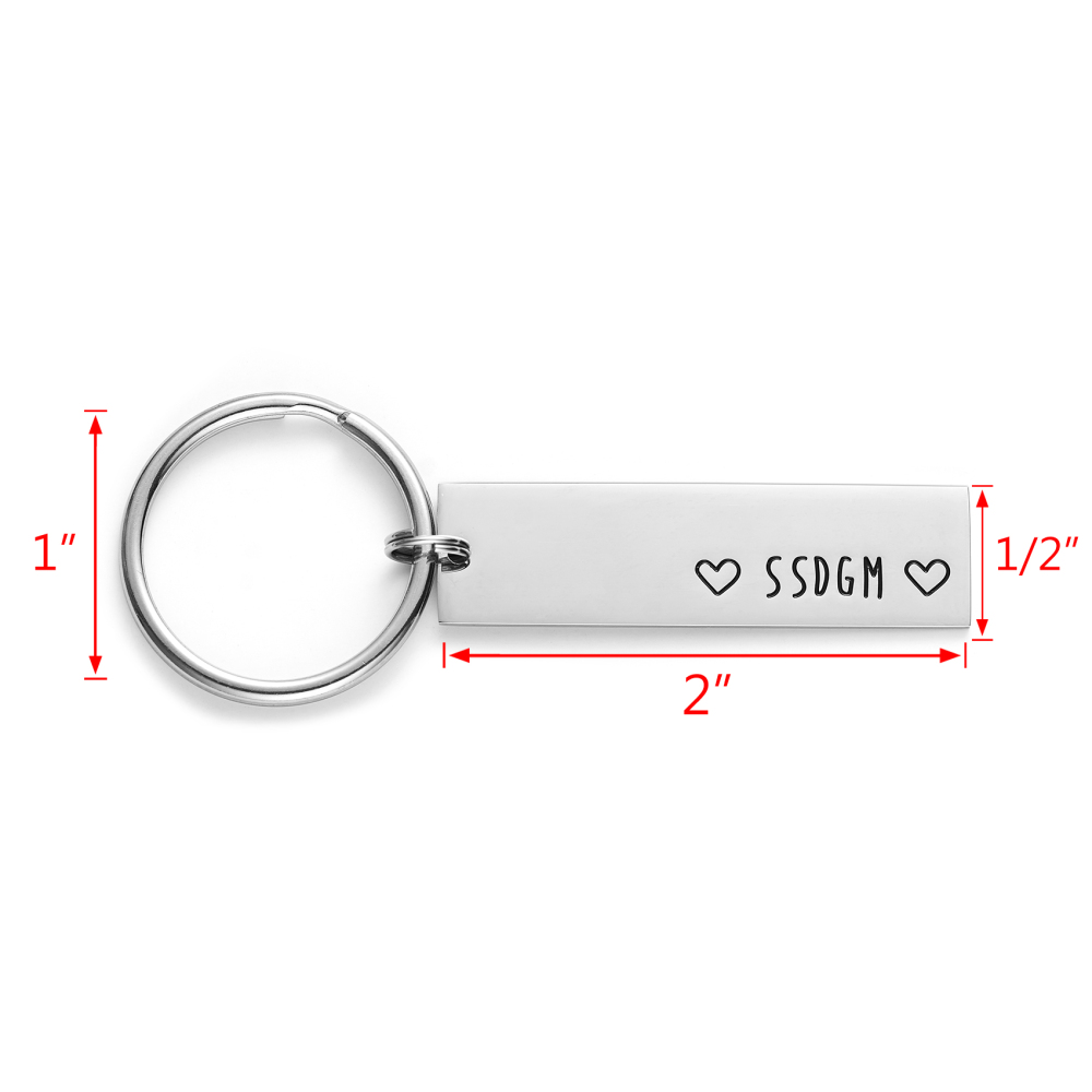LParkin Stay Sexy Don't Get Murdered Keychain Feminist Gift SSDGM True Crime Gift for Her My Favorite Murder Gift