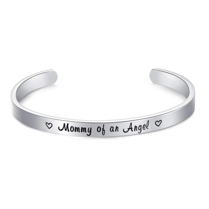 LParkin Mommy of an Angel Bracelet Infant Loss Memorial Bracelet Remembrance Bracelet
