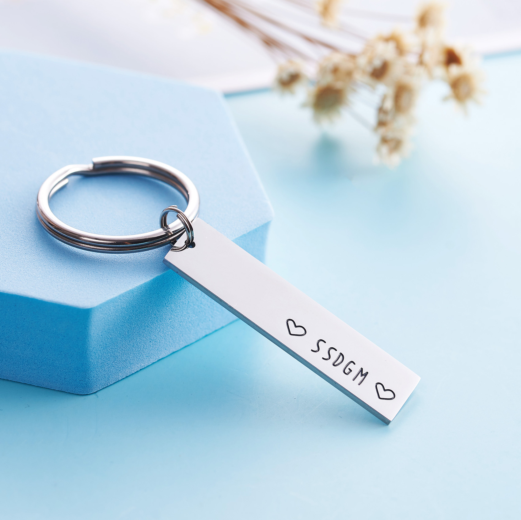 LParkin Stay Sexy Don't Get Murdered Keychain Feminist Gift SSDGM True Crime Gift for Her My Favorite Murder Gift