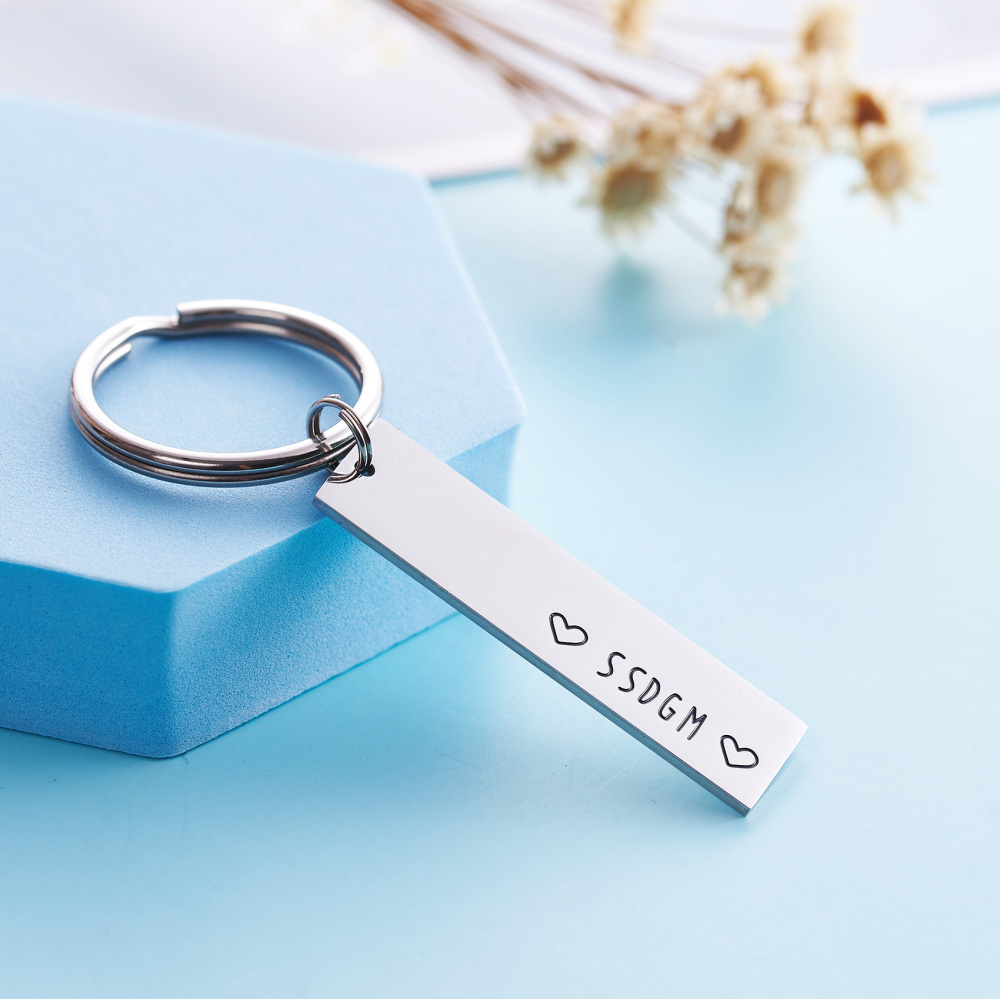 LParkin Stay Sexy Don't Get Murdered Keychain Feminist Gift SSDGM True Crime Gift for Her My Favorite Murder Gift