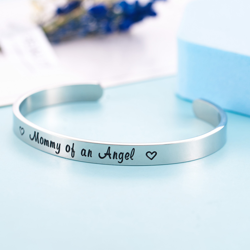 LParkin Mommy of an Angel Bracelet Infant Loss Memorial Bracelet Remembrance Bracelet