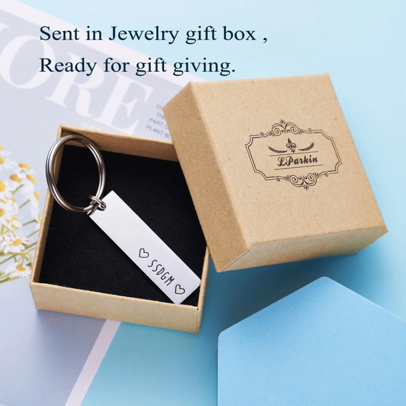 LParkin Stay Sexy Don't Get Murdered Keychain Feminist Gift SSDGM True Crime Gift for Her My Favorite Murder Gift