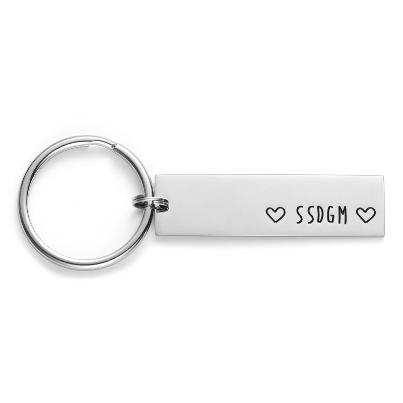 LParkin Stay Sexy Don't Get Murdered Keychain Feminist Gift SSDGM True Crime Gift for Her My Favorite Murder Gift