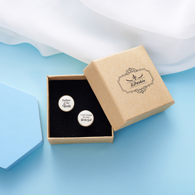 LParkin Father of The Bride Cufflinks, Wedding Cufflinks - Father of The Bride, I Will Always Be Your Little Girl