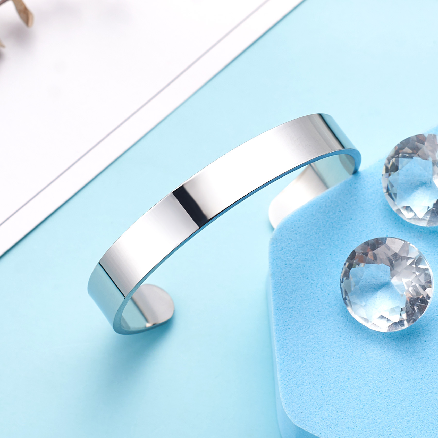 LParkin Inspirational Bracelets for Women I Am Enough As I Am Motivational Bracelet Bohemian Jewelry Stainless Steel Bracelet