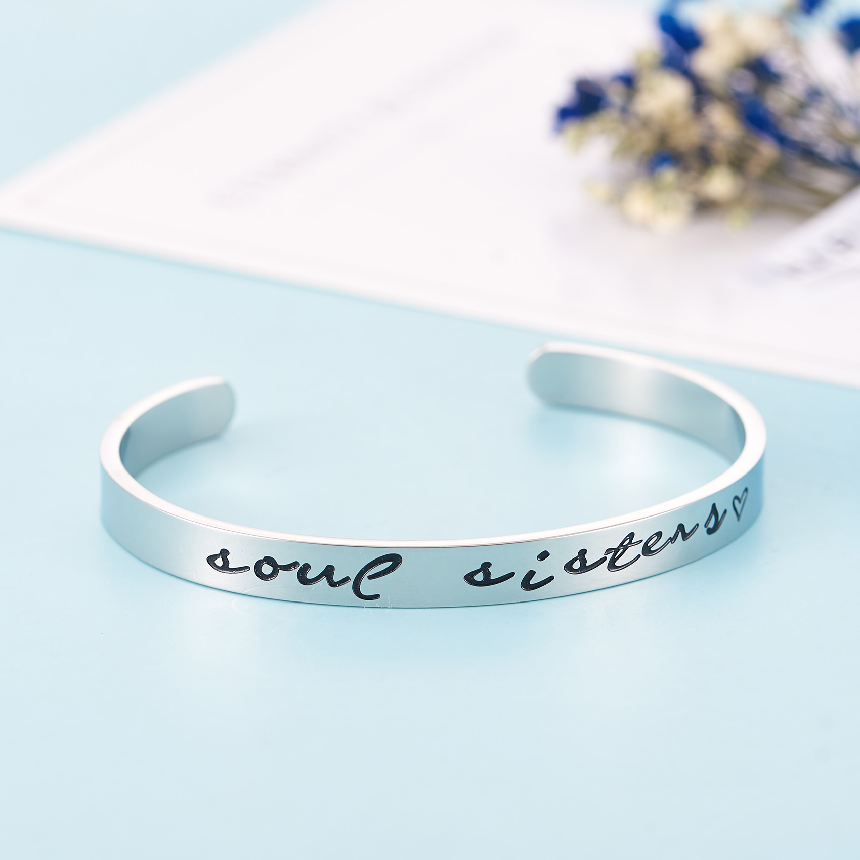 LParkin Soul Sister Bracelet Gift Jewelry BFF Bracelet Friendship Best Friend
