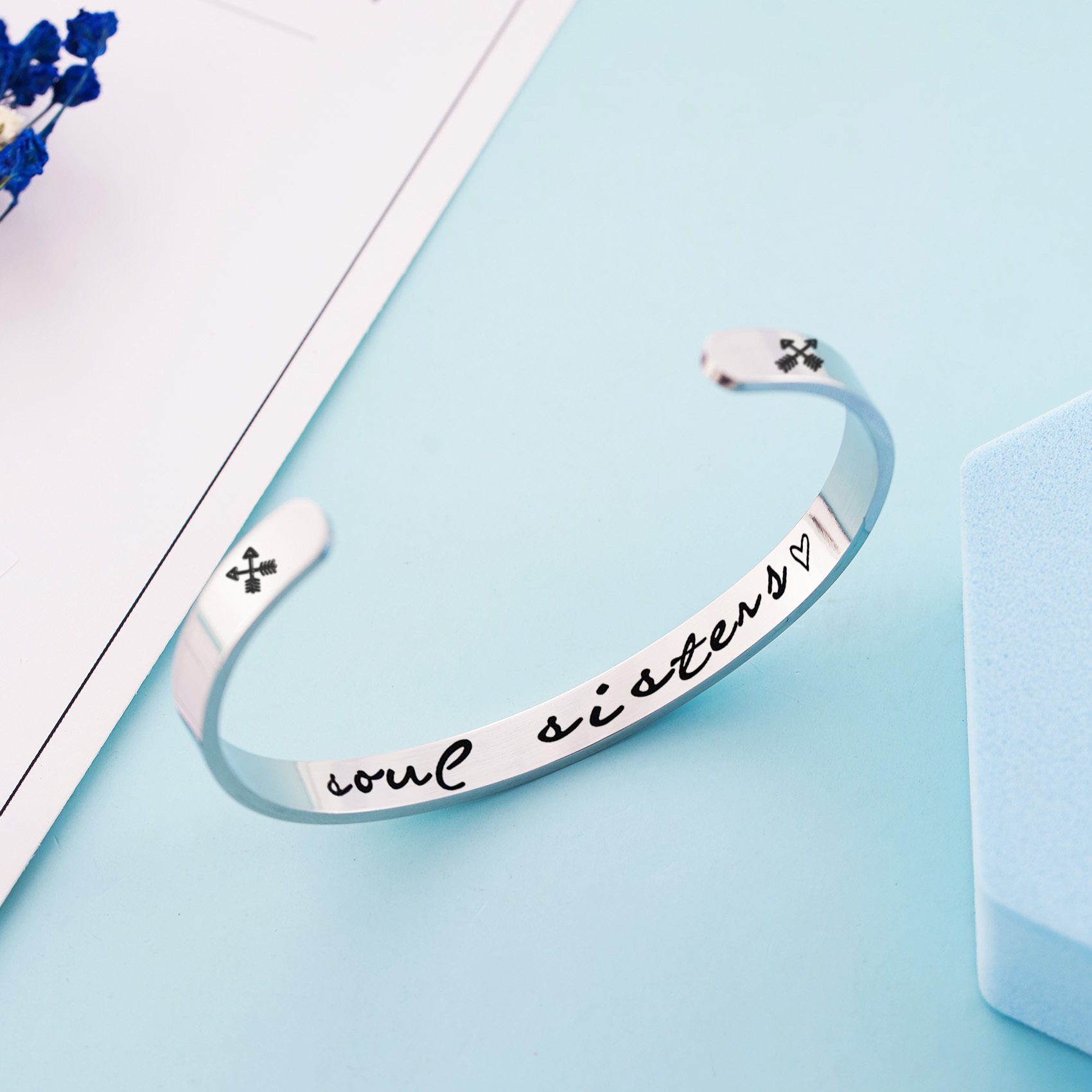 LParkin Soul Sister Bracelet Gift Jewelry BFF Bracelet Friendship Best Friend
