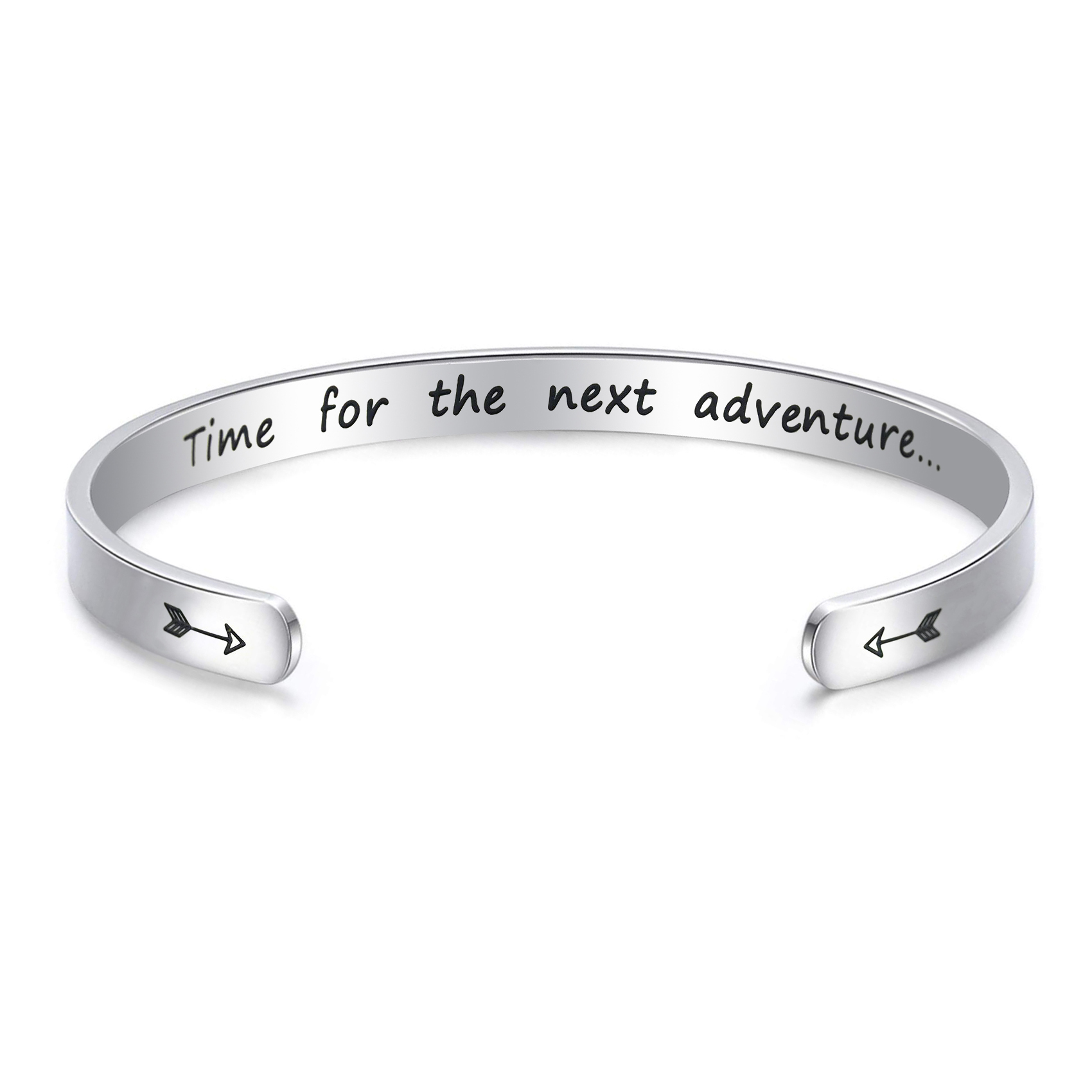 LParkin Time for The Next Adventure College Graduation Gift Bracelet Inspirational Jewelry High School Graduate Gift for Daughter