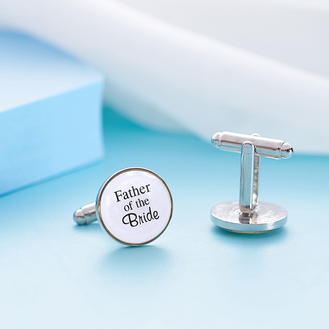 LParkin Father of The Bride Cufflinks, Wedding Cufflinks - Father of The Bride, I Will Always Be Your Little Girl