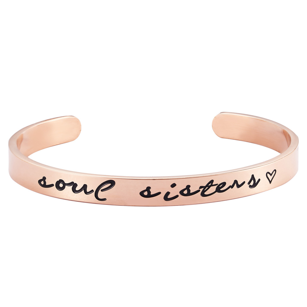 LParkin Soul Sister Bracelet Gift Jewelry BFF Bracelet Friendship Best Friend