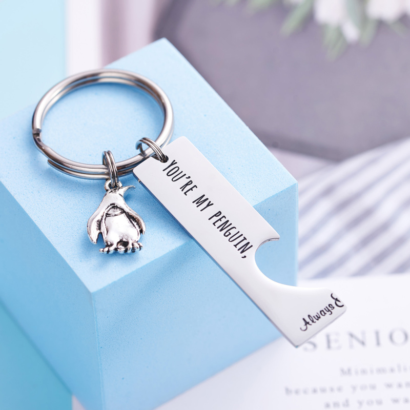 Penguin Lover Gifts You're My Penguin I Found My Penguin Couple Keychains Boyfriend Girlfriend Keychains for Women