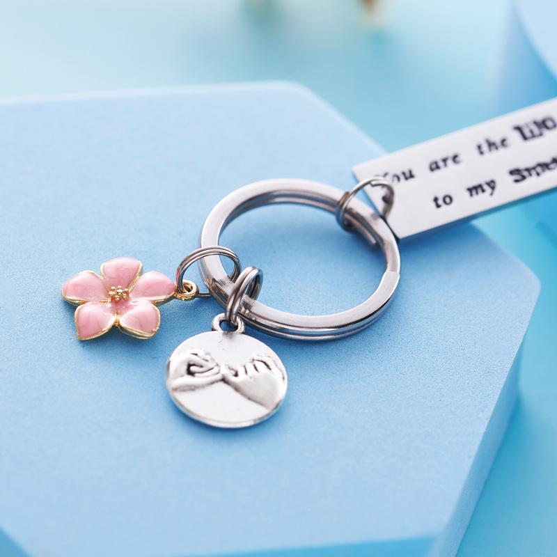 LParkin Lilo and Stitch Best Friend Keychain Friendship Gift You are The Lilo to My Stitch Lilo and Stitch Inspired Keychain Gift for BFF