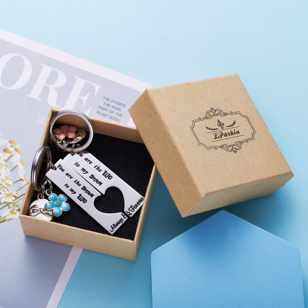 LParkin Lilo and Stitch Best Friend Keychain Friendship Gift You are The Lilo to My Stitch Lilo and Stitch Inspired Keychain Gift for BFF