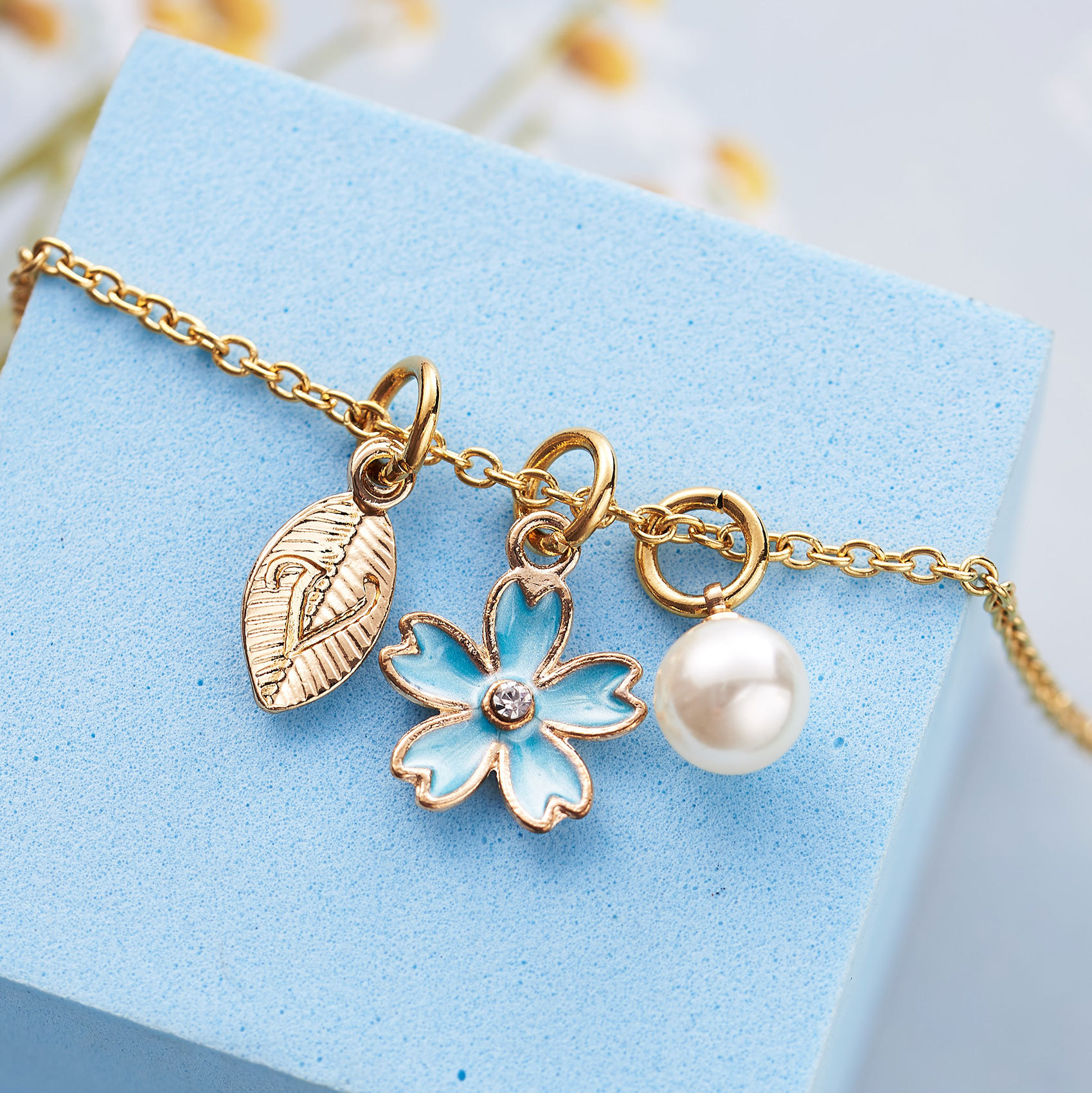 Flower Girl Necklace Proposal, Flower Girl Necklace with Initial, Will You Be My Flower Girl Gift, Flower Jewelry for Girl