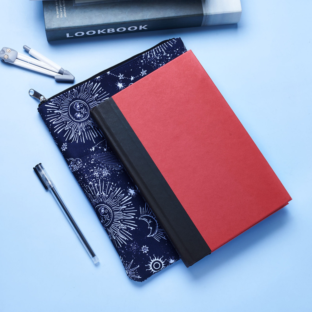 Zodiac Sun & Moon Book Sleeve, Book Covers for Paperbacks, Book Sleeves with Zipper , 11 X 8.5 Inch, Astrology Gifts