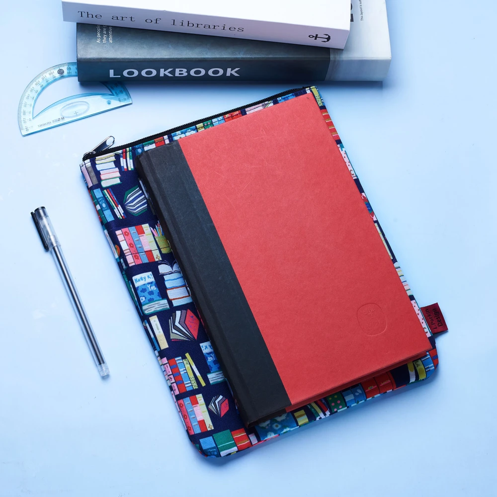 Cute Bookshelf Book Sleeve, Book Sleeves with Zipper, Book Protector Book  Covers for Paperbacks, 11 X
