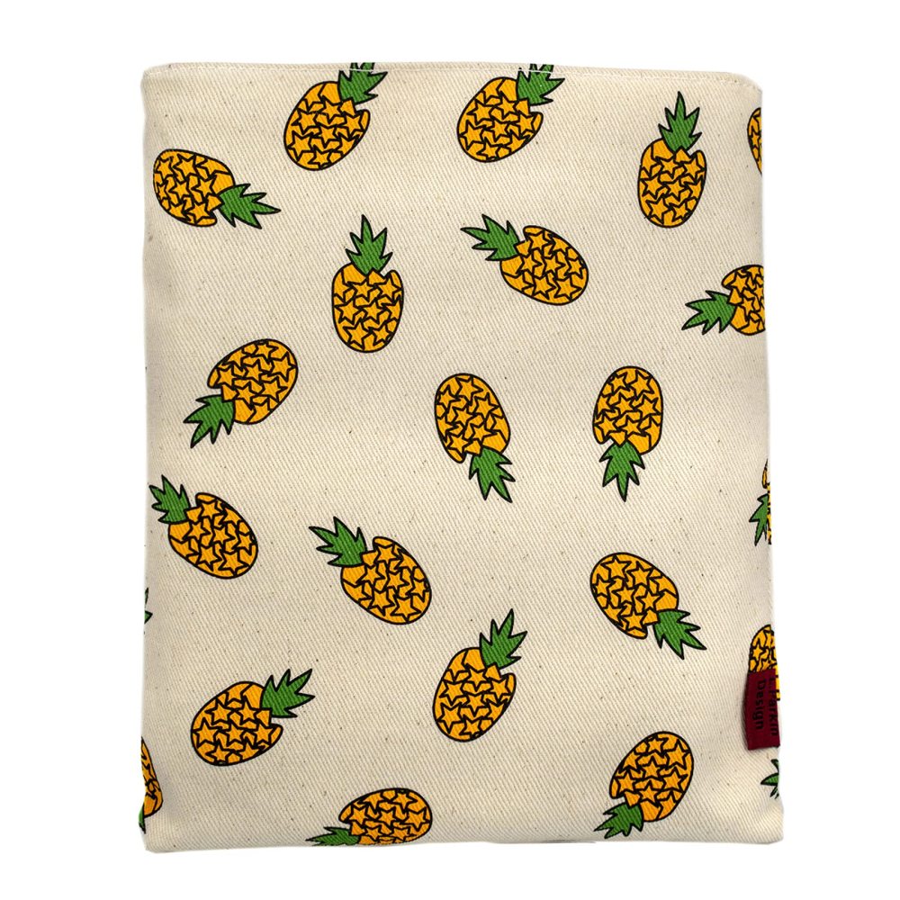 LParkin Book Sleeve Pineapple Book Cover Small Medium Book Sleeves Teen Gift (Medium)