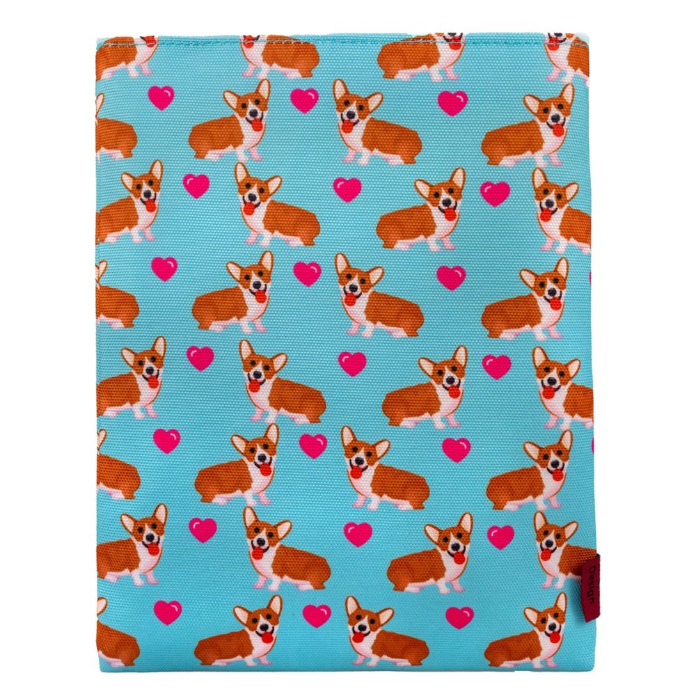 Book Sleeve Corgi Dog Book Cover Medium Book Sleeves Teen Gift (Medium)