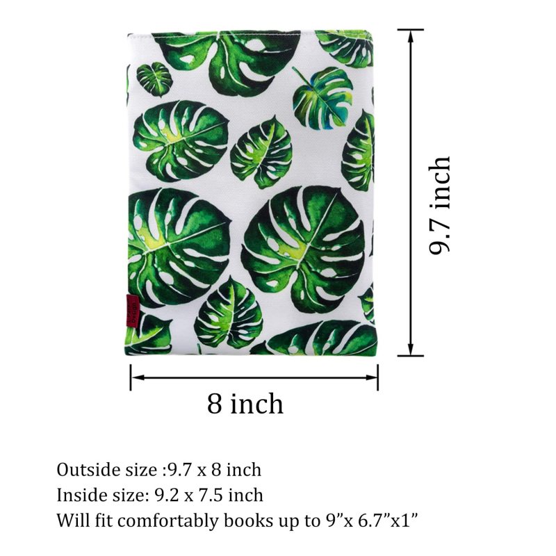 Book Sleeve Tree Leaves Book Protector Medium 9.7 Inch X 8 Inch Canvas Book Sleeves Teen Gifts