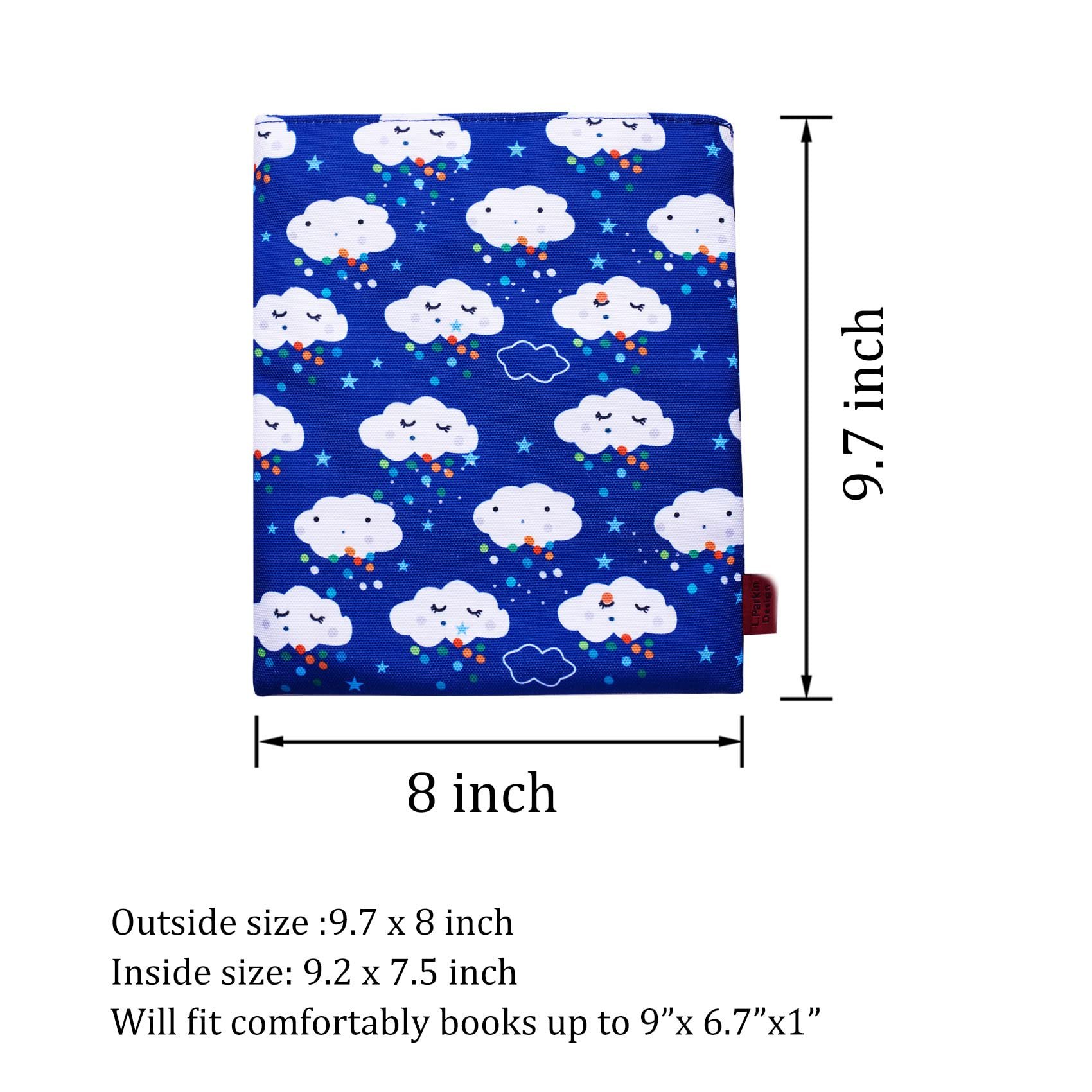 Book Sleeve Clouds Book Cover Medium Book Sleeves Teen Gift (Medium)