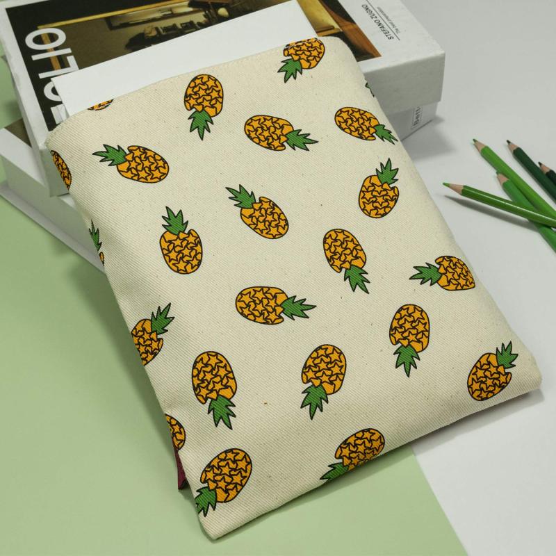 Book Sleeve Pineapple Book Cover Small Medium Book Sleeves Teen Gift (Small)