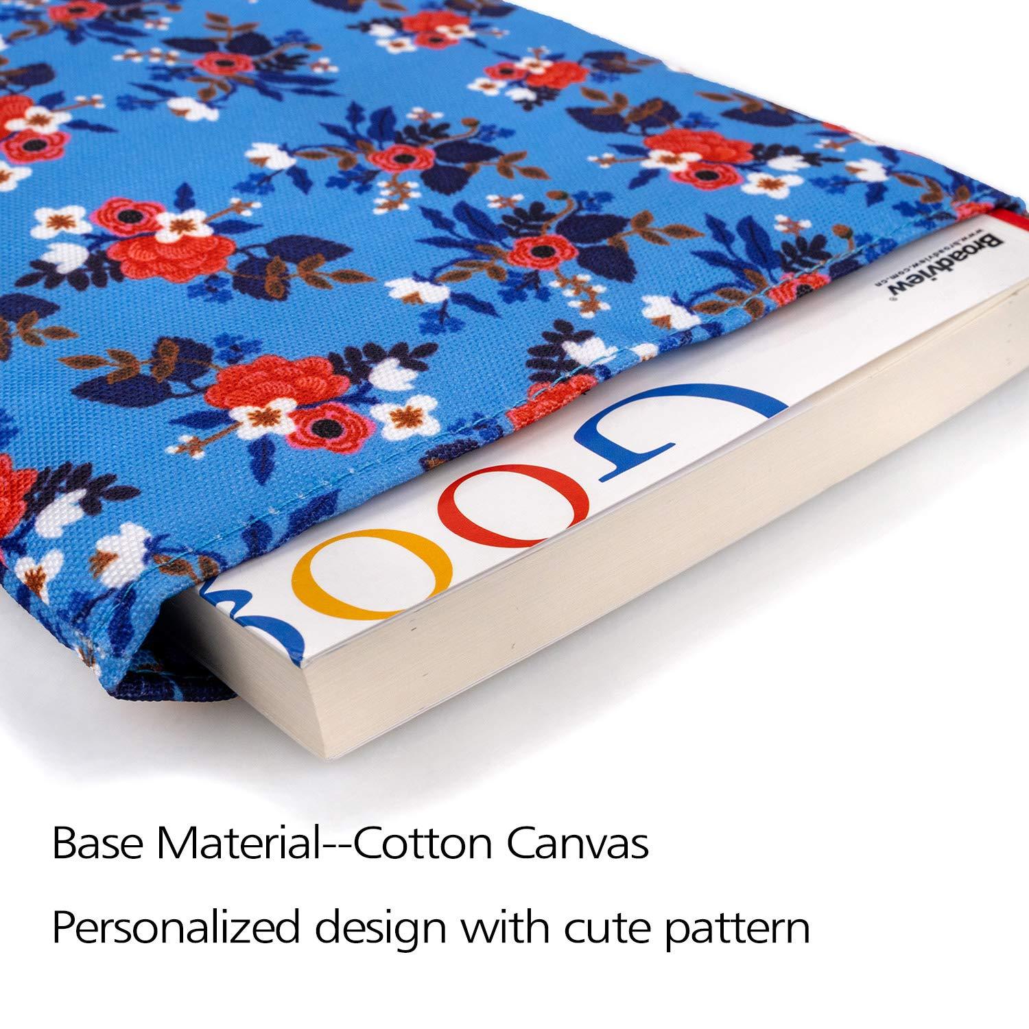 Book Sleeve Birch Floral Book Cover Medium Book Sleeves Teen Gift (Medium)