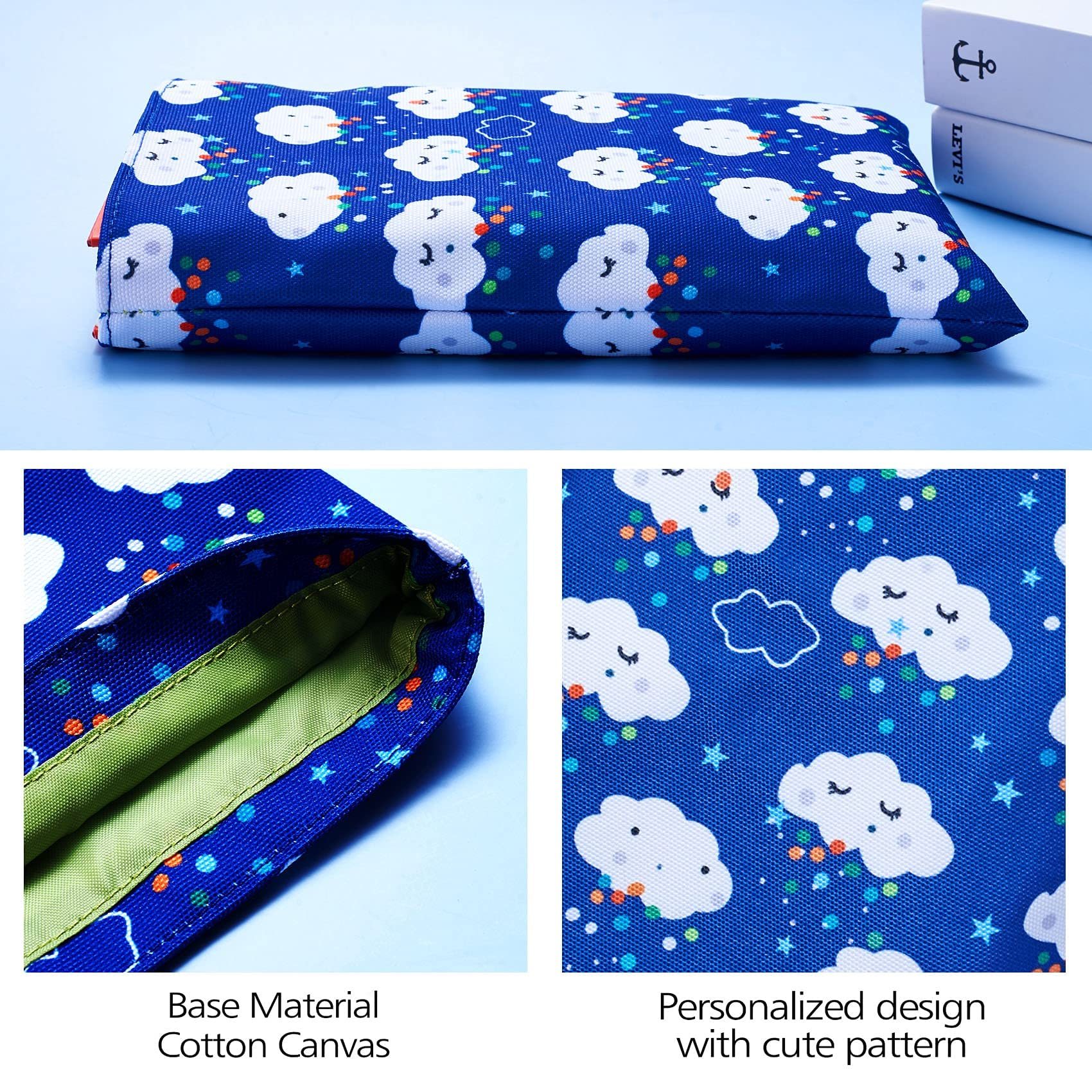 Book Sleeve Clouds Book Cover Medium Book Sleeves Teen Gift (Medium)