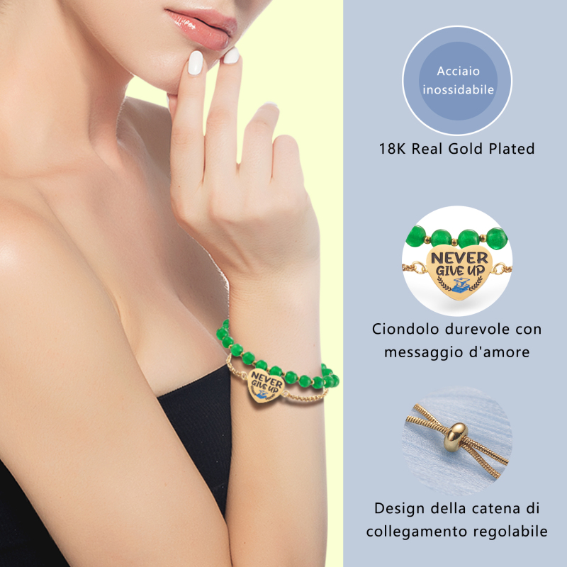 LParkin Bracciale Laurea Acciaio Inox Regolabile, Idee Regalo Laurea Donna