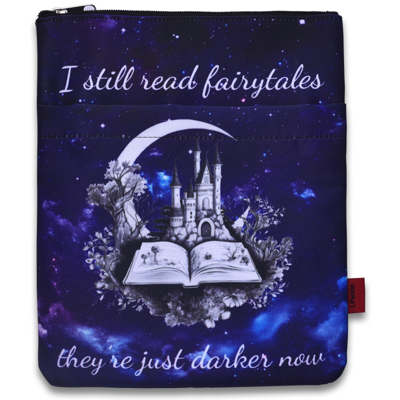 LParkin Book Sleeve I Still Read Fairytales They're Just Spicier/ Darker/ Dirtier Now Spicy Booktok Bookish Waterproof Paperback Book Protector Romance Reader Book Club Smut Reader Bibliophile