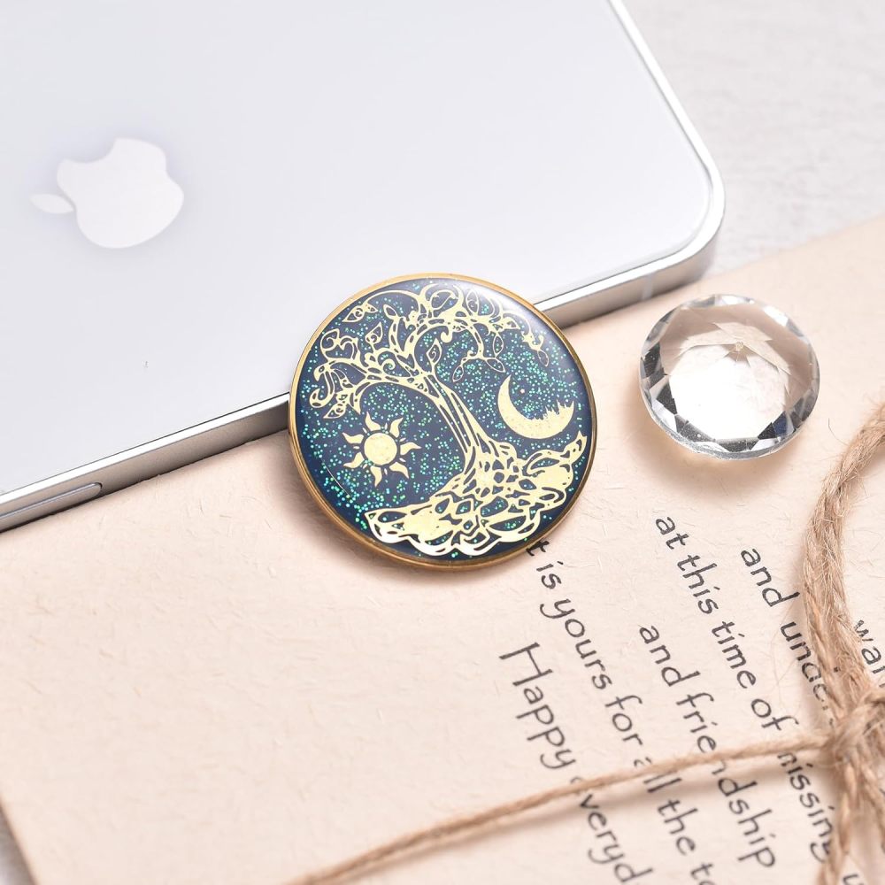 LParkin Tree of Life Sobriety Coin, Sun and Moon Yin Yang Sobriety Chip, AA Recovery Medallion, Alcoholics Anonymous Medallion, Anniversary Token Sobriety Gifts for Men Women