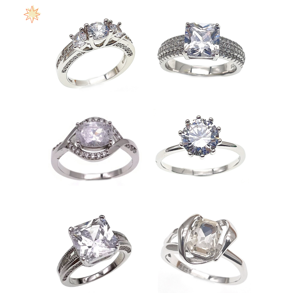 Main stone rings.  marriage rings