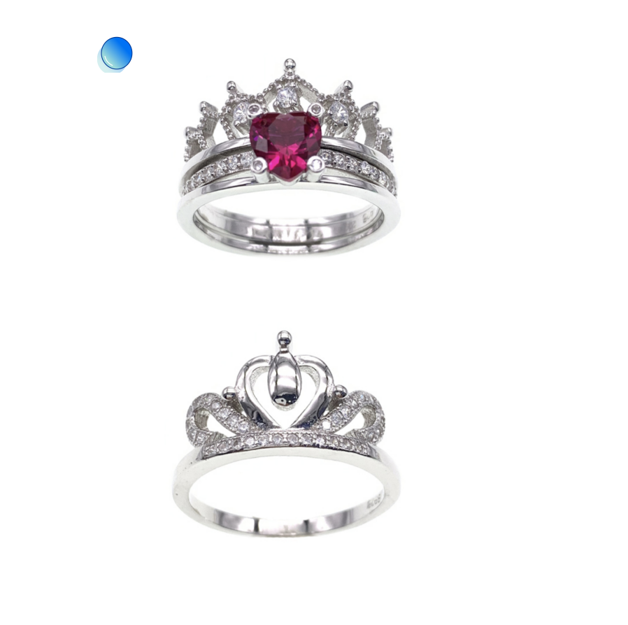 Rings for lady, Crown Rings