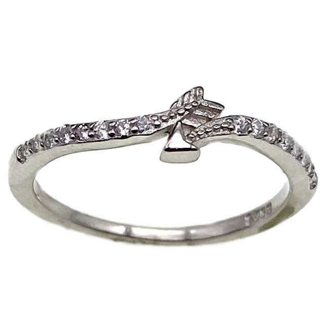 Heart ring,Bow tie ring