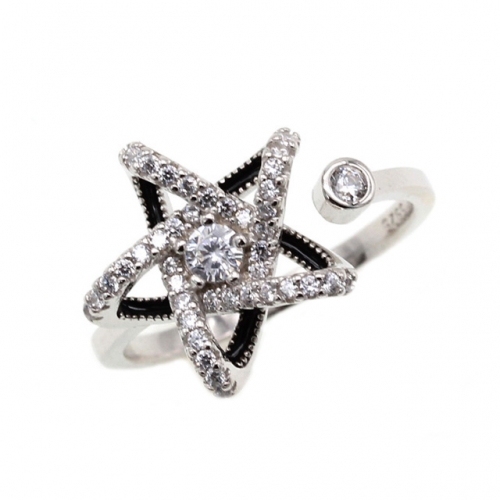 Eastern Star Ring, infinity ring,star shape ring