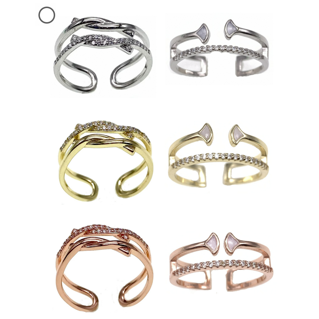 rose gold ring for lady