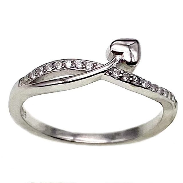 Heart ring,Bow tie ring