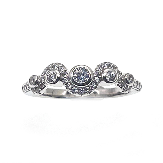 Heart Ring, infinity ring,two heart ring,eye-shape ring for lady