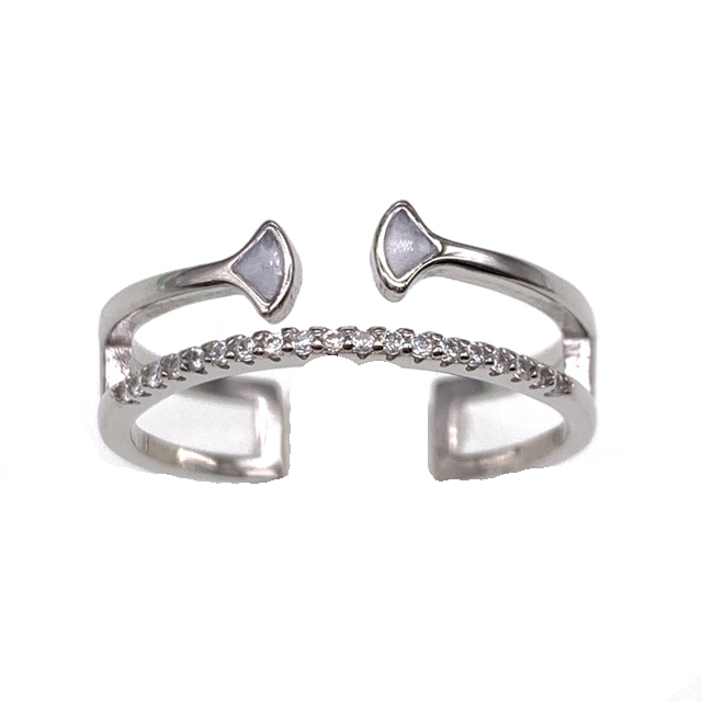 rose gold ring for lady