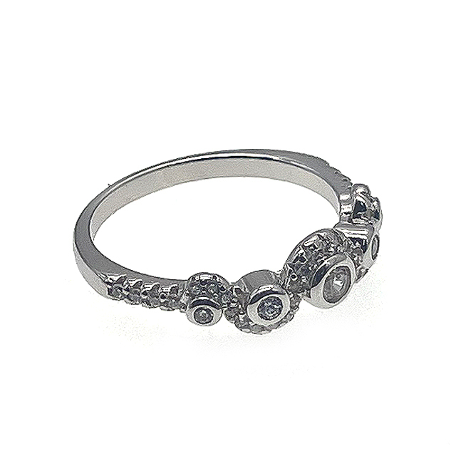 Heart Ring, infinity ring,two heart ring,eye-shape ring for lady
