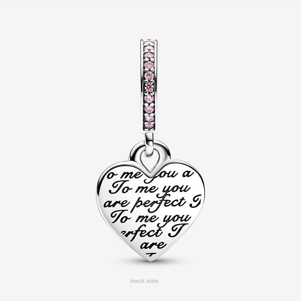 heart shape charms, charms for mother's Day, infinity charm