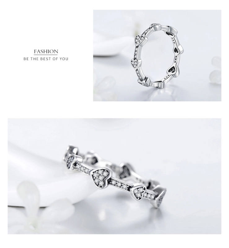 heart design earring and ring sets