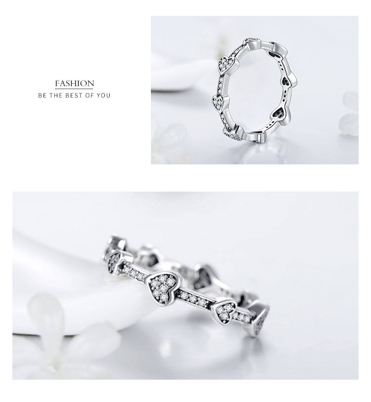 heart design earring and ring sets