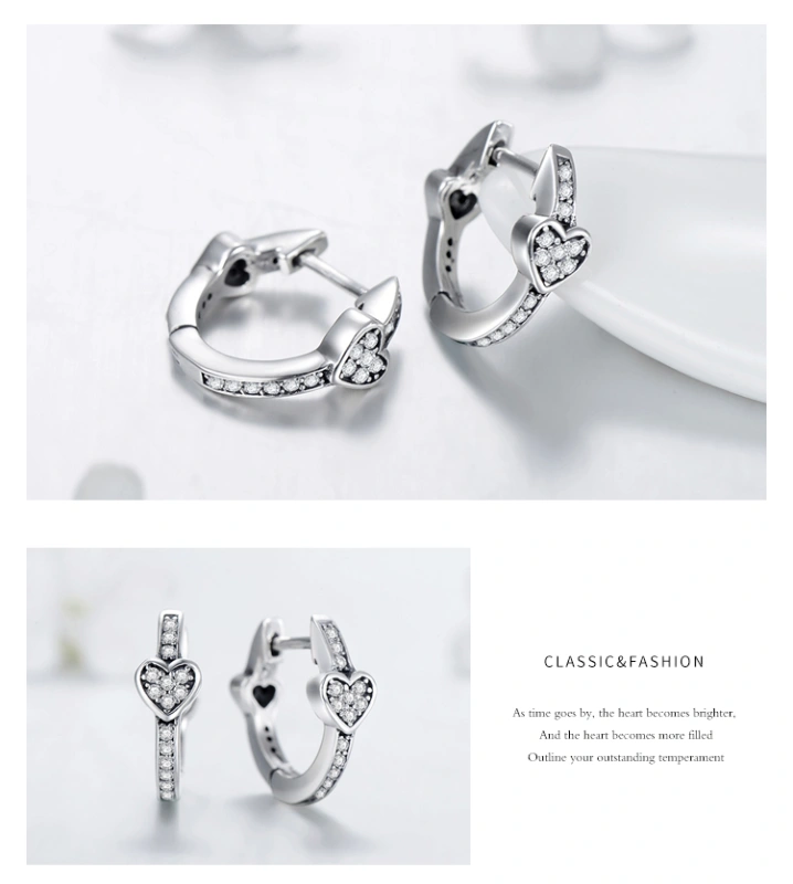 heart design earring and ring sets
