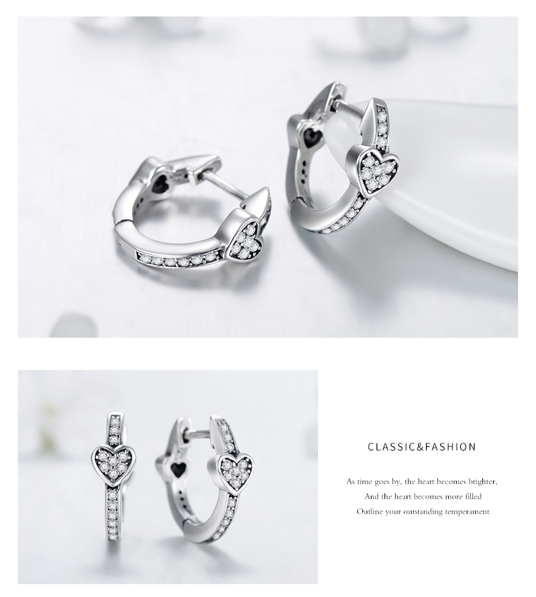 heart design earring and ring sets