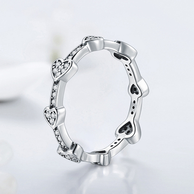 heart design earring and ring sets