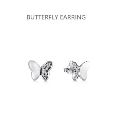 Butterfly ring earring and necklace set
